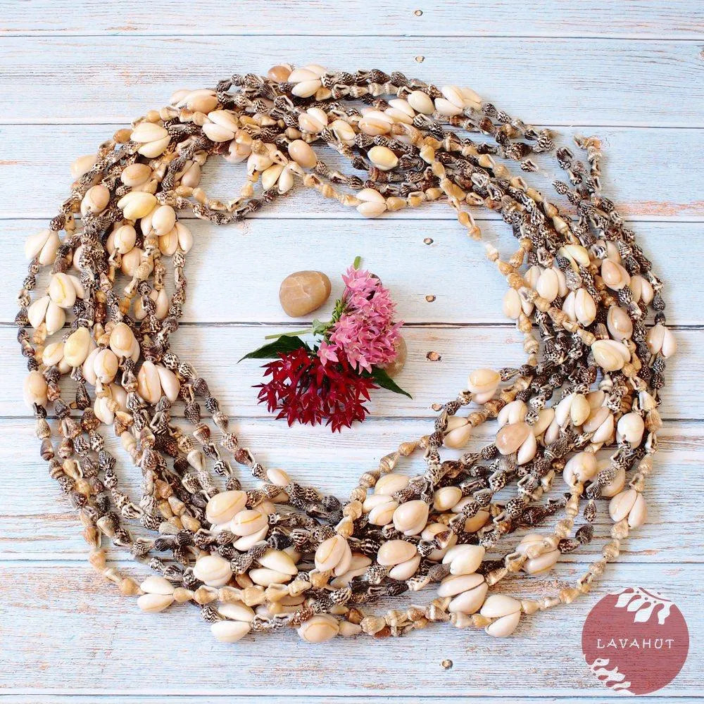 Kaneohe Nasa Seashells Hawaiian Lei Bundle - Made in Hawaii