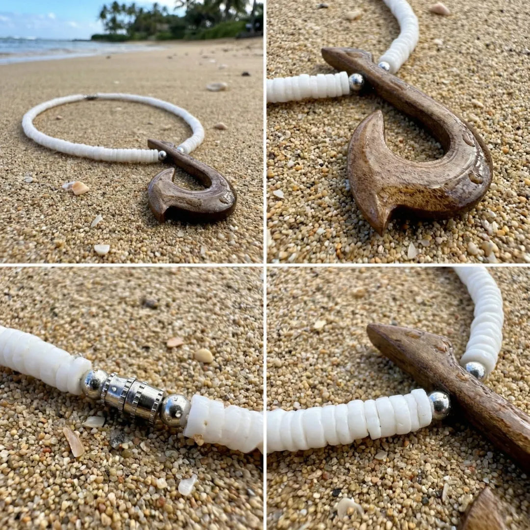 Kapalua Fish Hook Necklace - Made in Hawaii