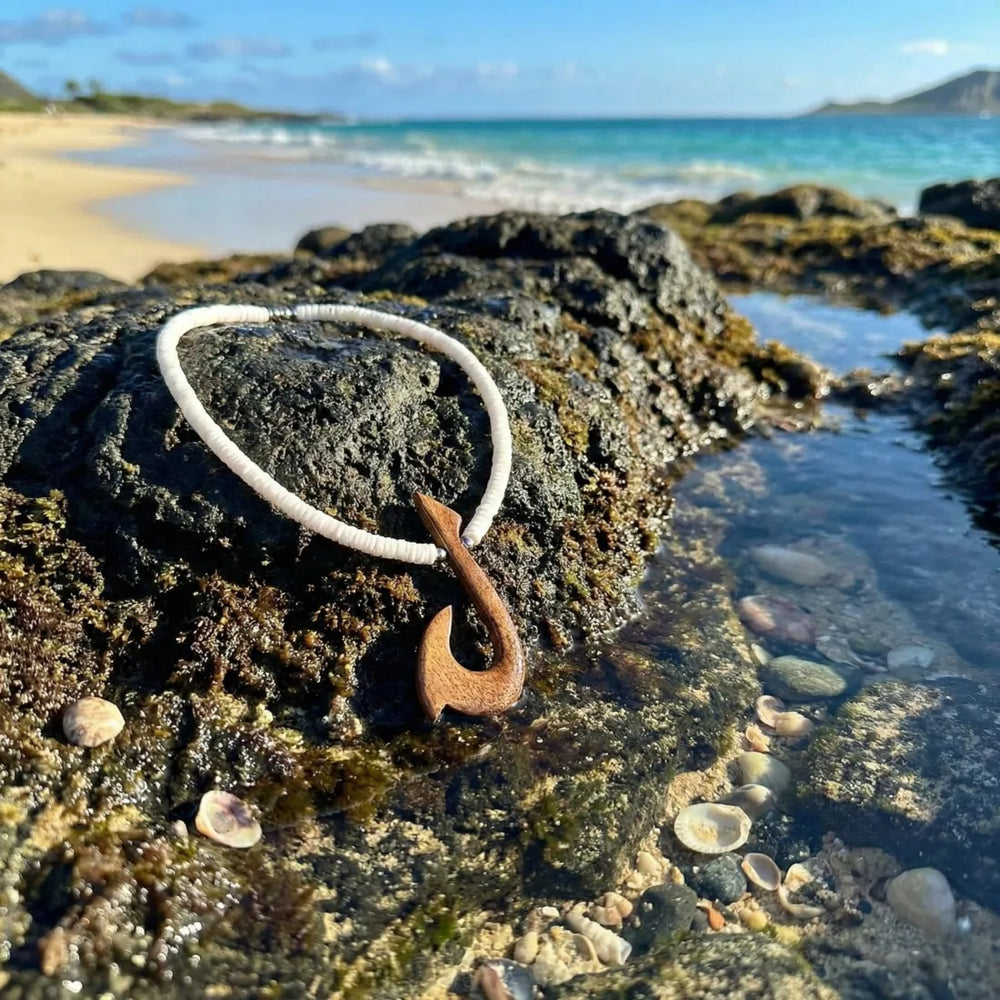 Kapalua Fish Hook Necklace - Made in Hawaii