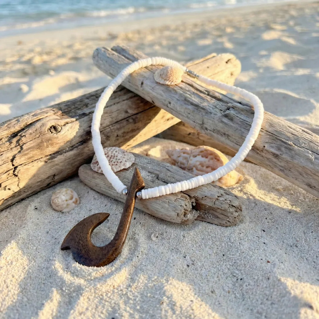Kapalua Fish Hook Necklace - Made in Hawaii
