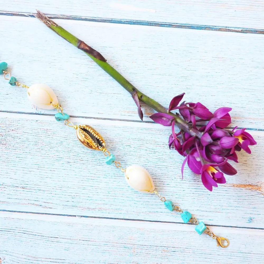 Kauai Cowry Gold Hawaiian Bracelet – Authentic Hawaiian Necklaces by Lavahut