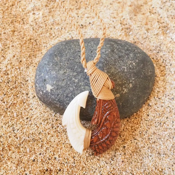 Kaunaoa Fish Hook Necklace – Authentic Hawaiian Necklaces by Lavahut