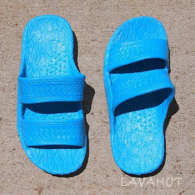 Kids Sky Blue Jandals® - Pali Hawaii Sandals Made