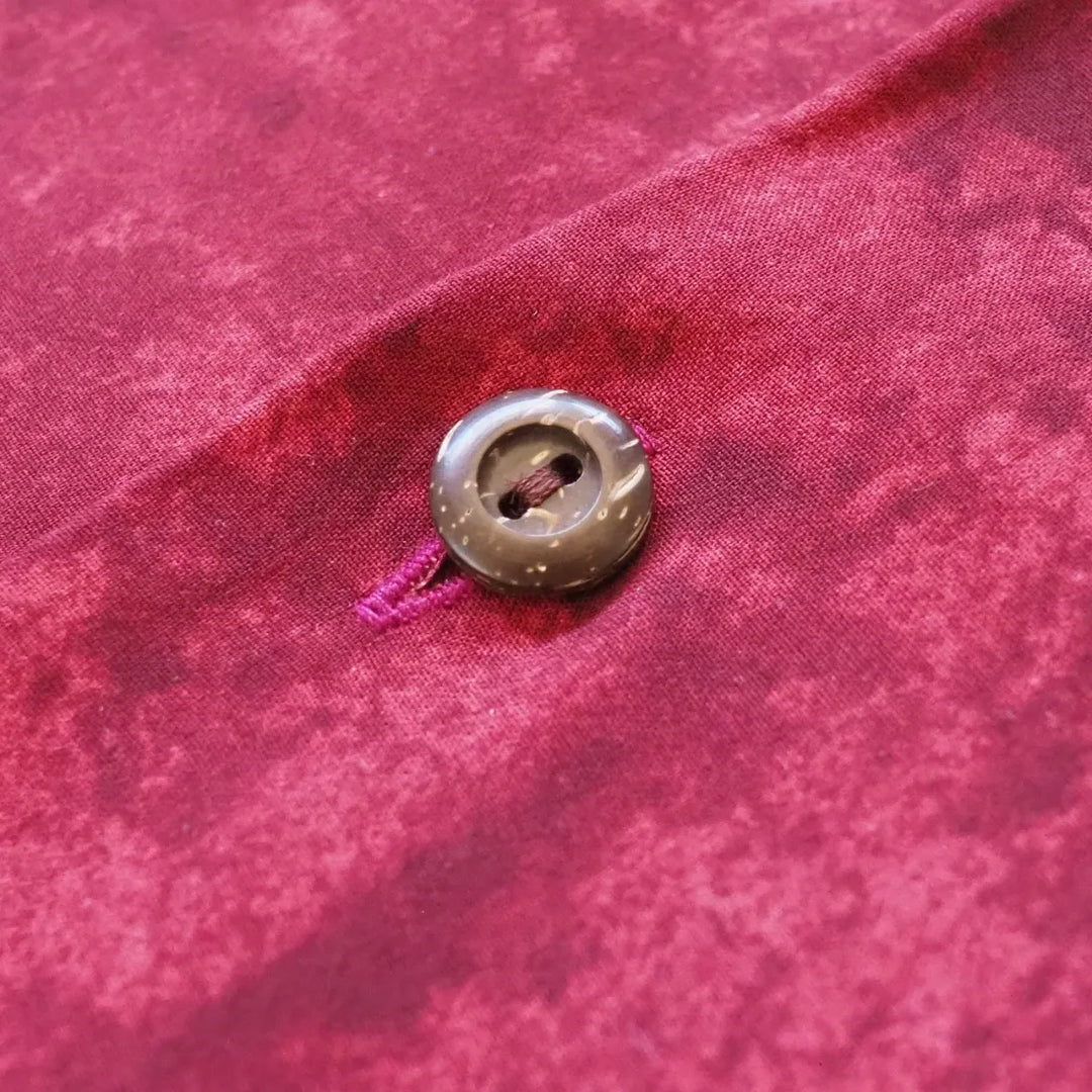 Kilauea Red Hawaiian Rayon Shirt - Made in Hawaii