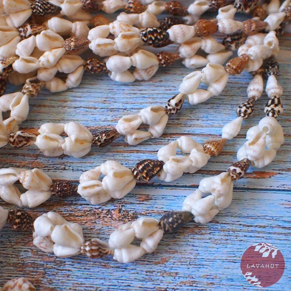 Koolina Nasa Seashells Hawaiian Lei Bundle - Made in Hawaii