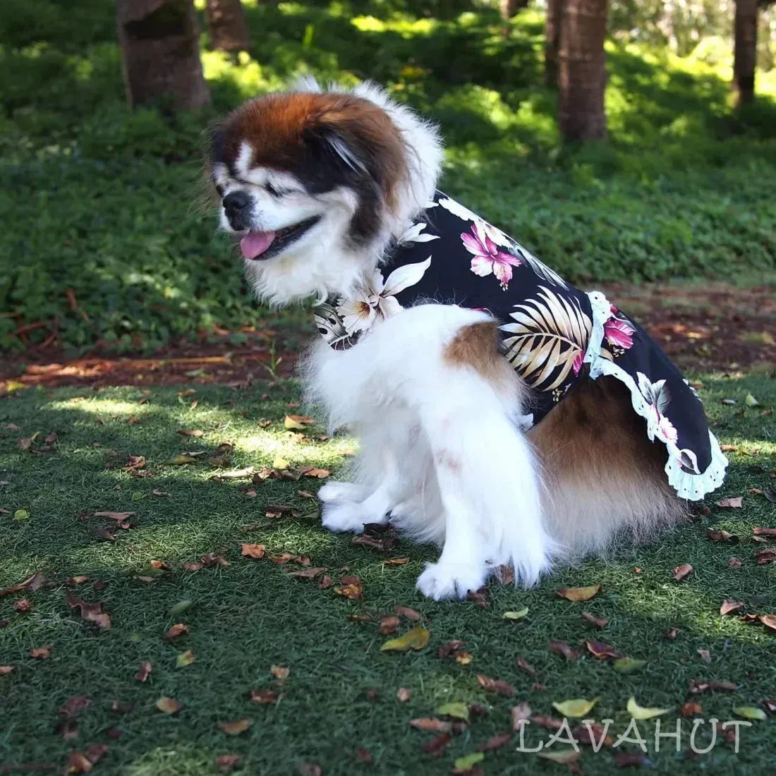 dog dress black Polka Dot - and White This dog dress is easy to fit for any small pup. Pretty Bling Princess Dog Dress