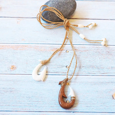 Kuhio Fish Hook Hawaiian Necklace - Made In Hawaii