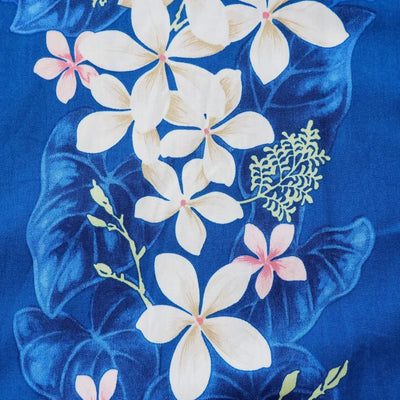 Kuulei Blue Hawaiian Cotton Shirt - Made In Hawaii