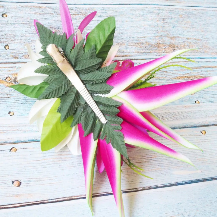 Laka Purple Hawaiian Flower Hair Clip – Authentic Hawaiian Hair Accessories by Lavahut