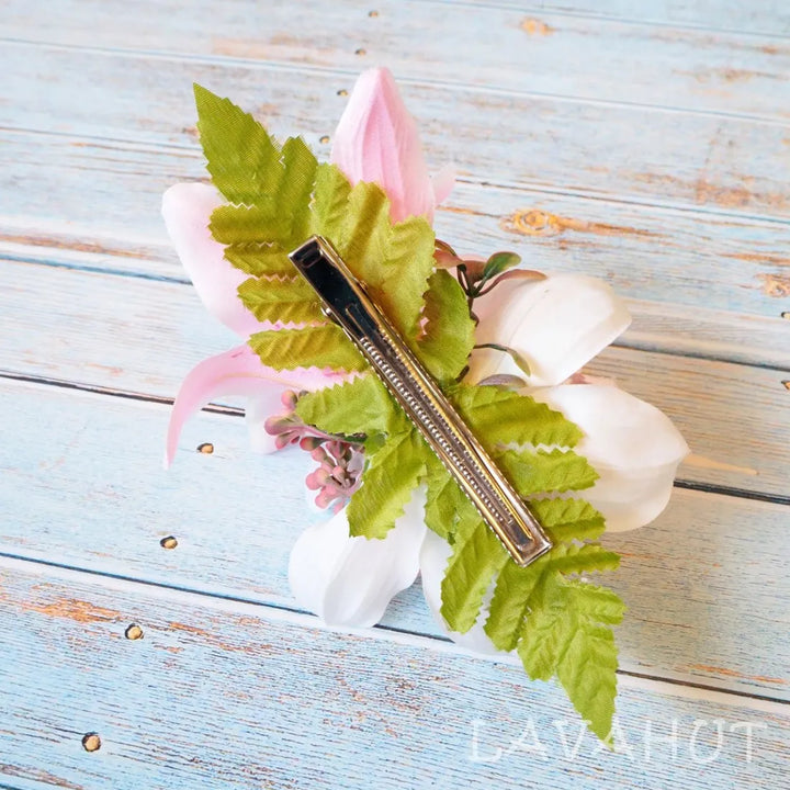 Lani Hawaiian Flower Hair Clip - Made in Hawaii