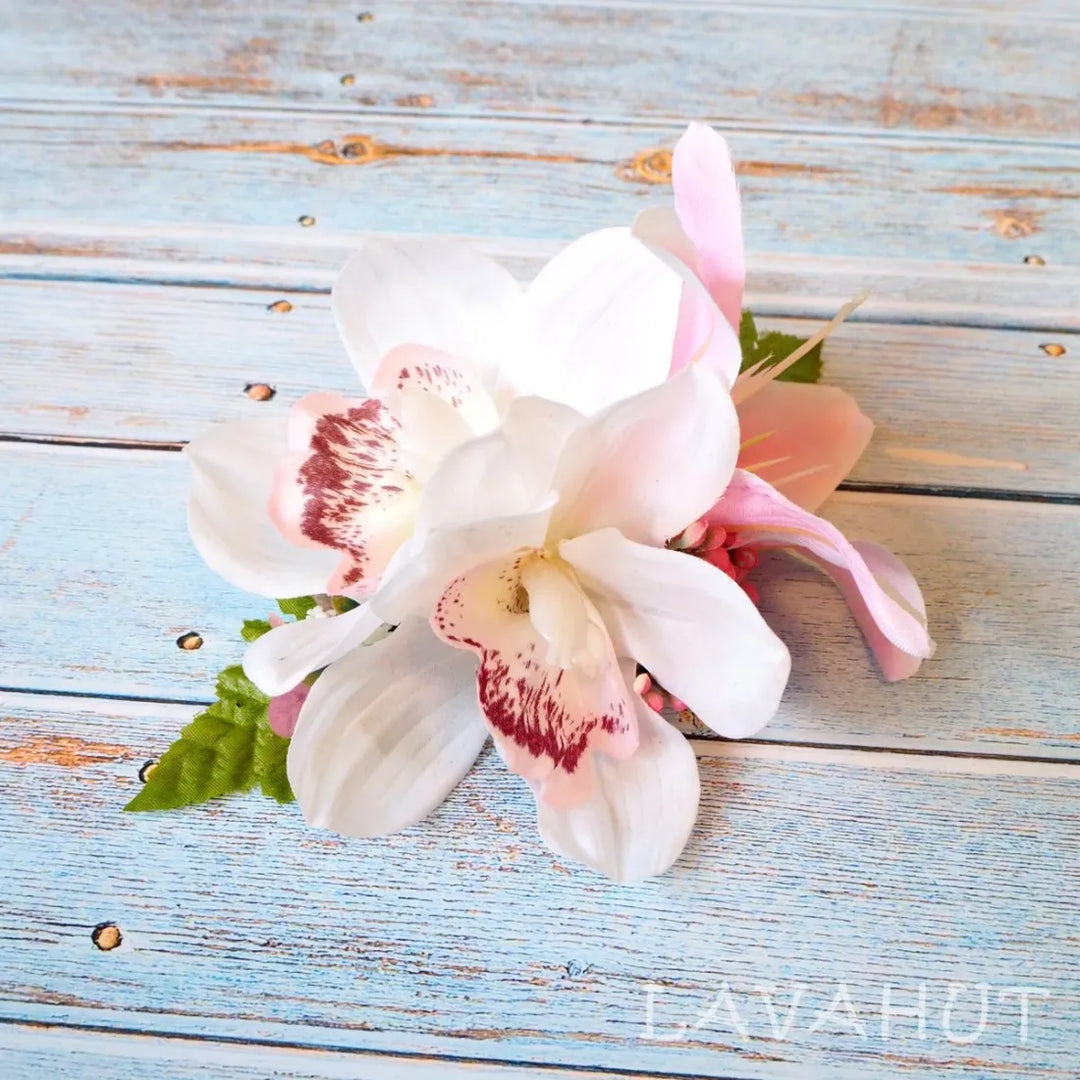 Lani Hawaiian Flower Hair Clip - Made in Hawaii