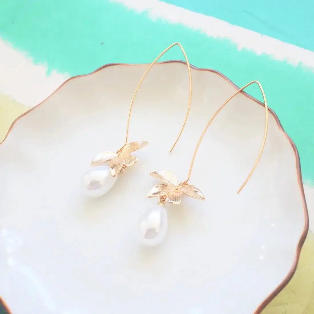 Laniwai Drop Earrings - Made in Hawaii