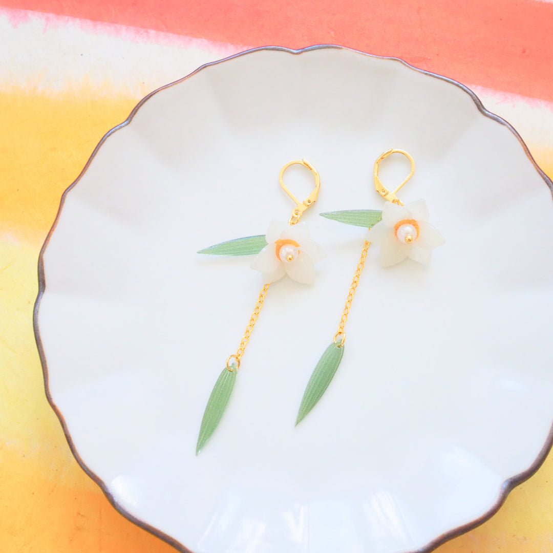 Noelani Flower Drop Earrings