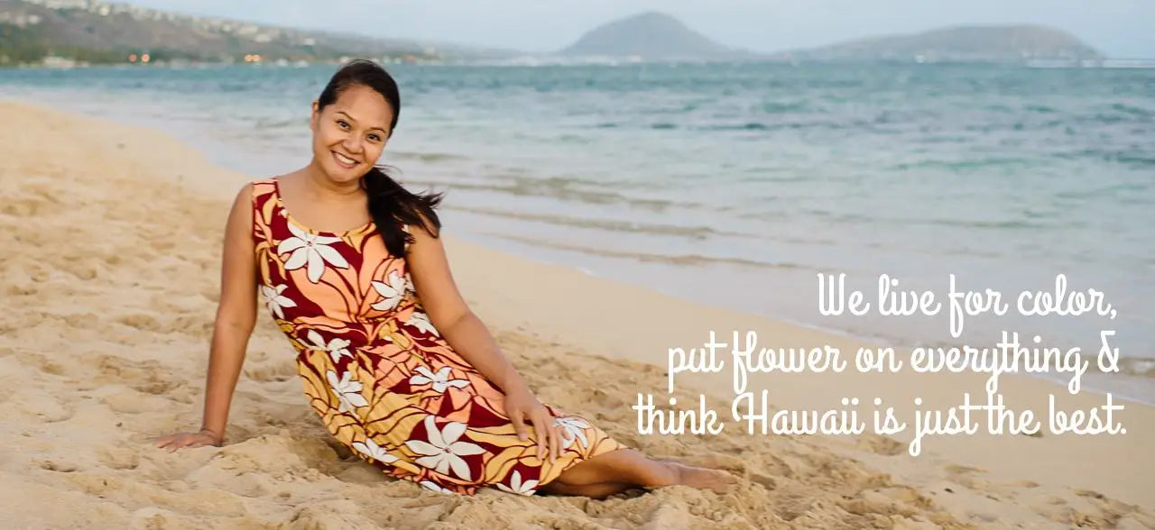 Hawaiian Mid-length Floral Summer Dresses