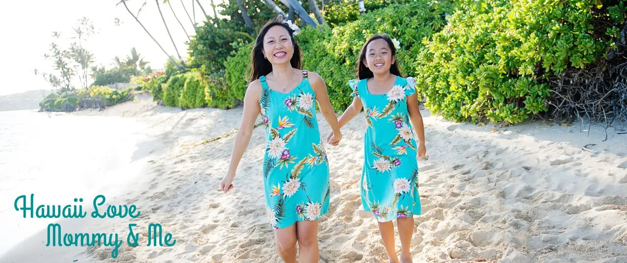 Mommy & Daughter - Hawaiian Dresses at Lavahut