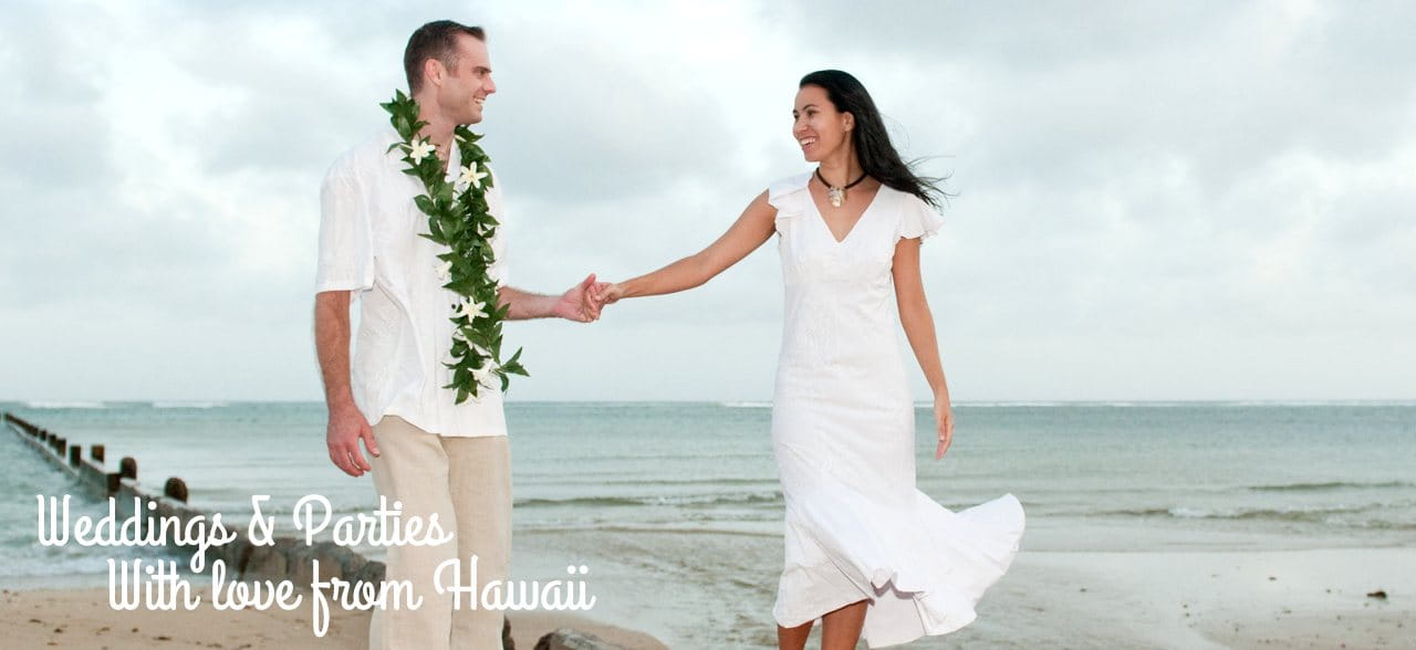 Hawaiian Beach Weddings for Brides, Grooms & Family