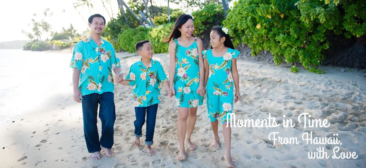 Matching Hawaiian Clothing for Couples & Family by Lavahut