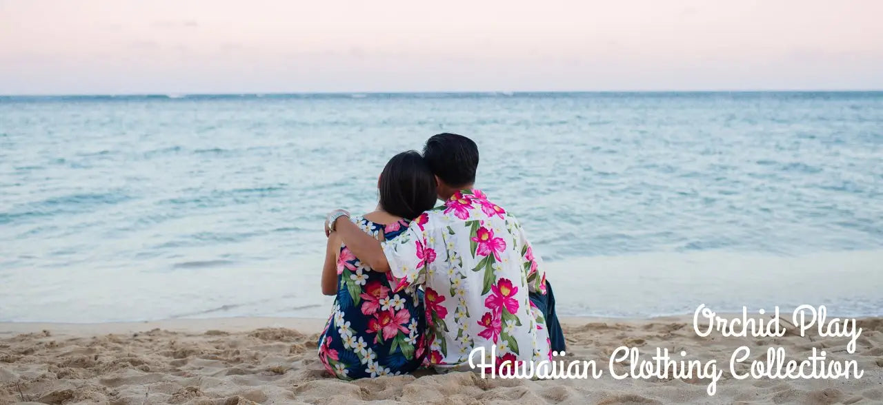 Orchid Play - Matching Hawaiian Shirts & Dresses Collection