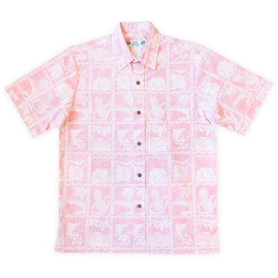 Red Haleakala Sky Hawaiian REVERSE Shirt