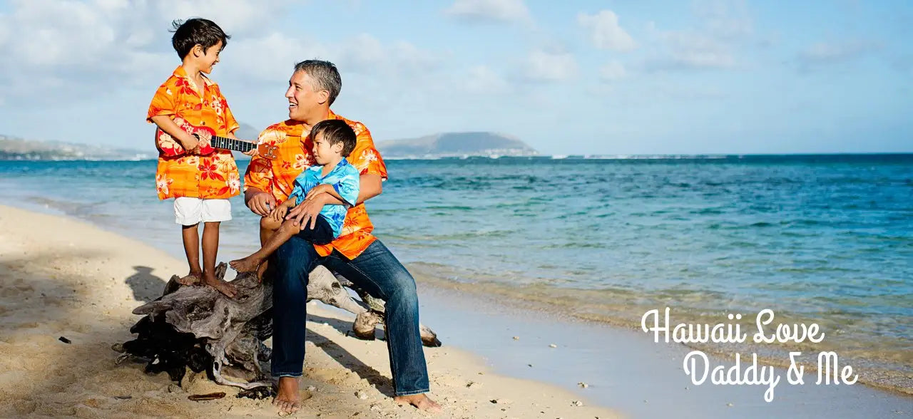 FATHER & SON - MATCHING HAWAIIAN SHIRTS