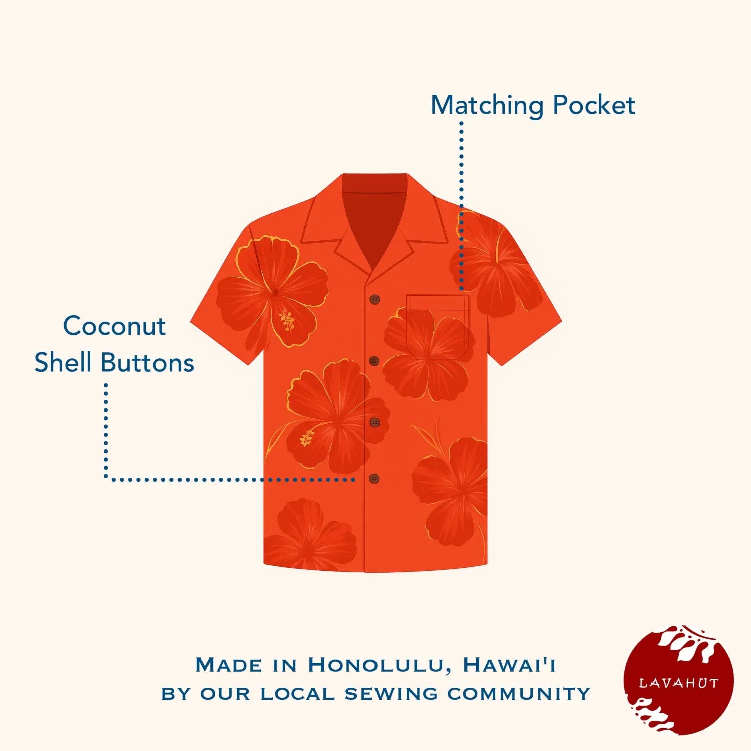 Made in Hawaii - Hawaiian Aloha Shirt