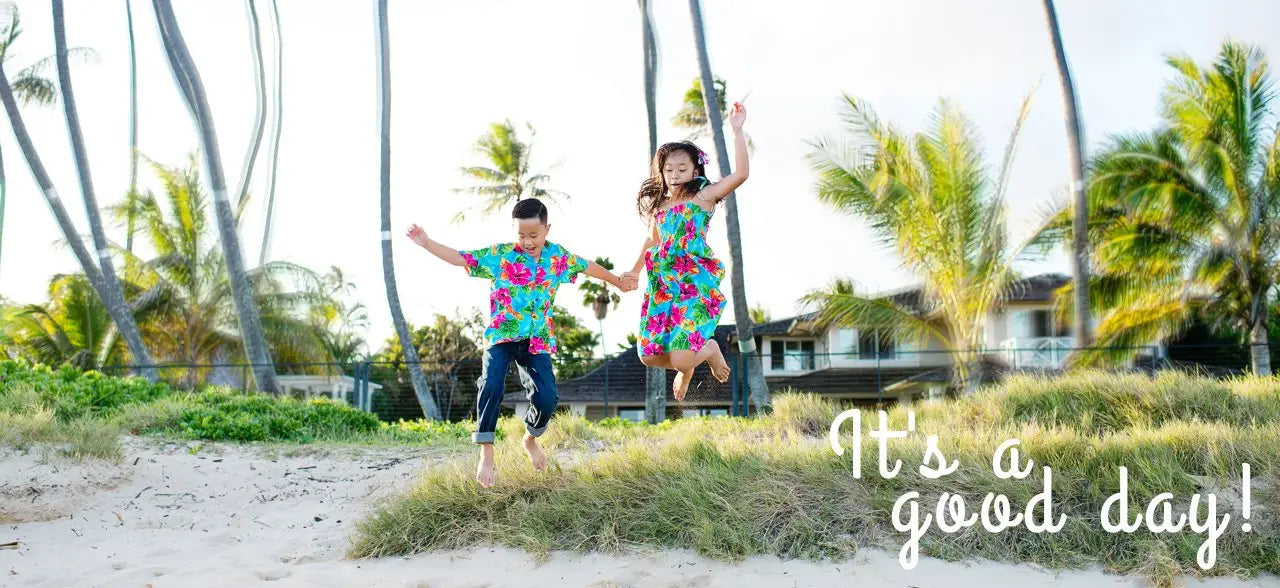 Kids Hawaiian Clothing - Hawaiian Shirts for Boys, Floral Dresses for Girls - Children Wear