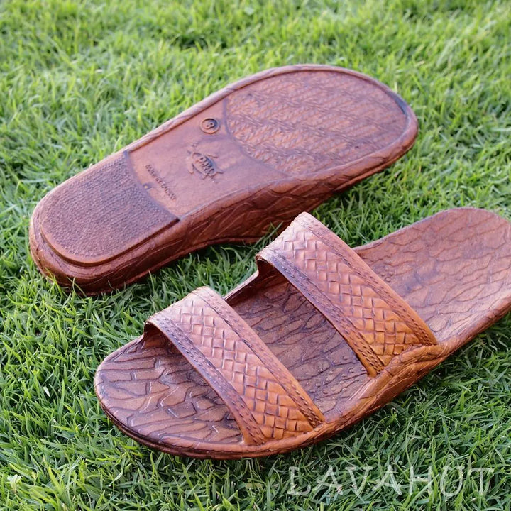 Light Brown Classic Jandals® - Pali Hawaii Sandals - Made in Hawaii