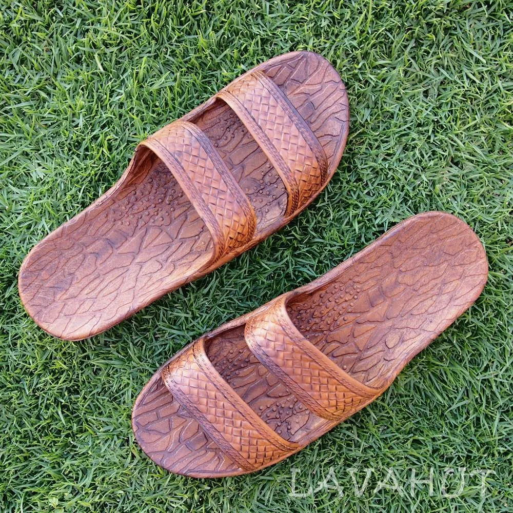 Light Brown Classic Jandals® - Pali Hawaii Sandals - Made in Hawaii