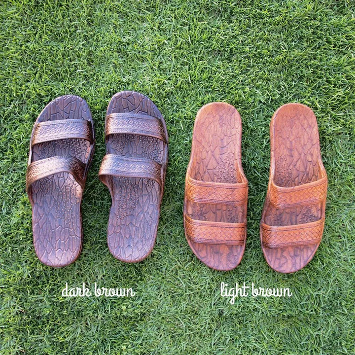 Light Brown Classic Jandals® - Pali Hawaii Sandals - Made in Hawaii