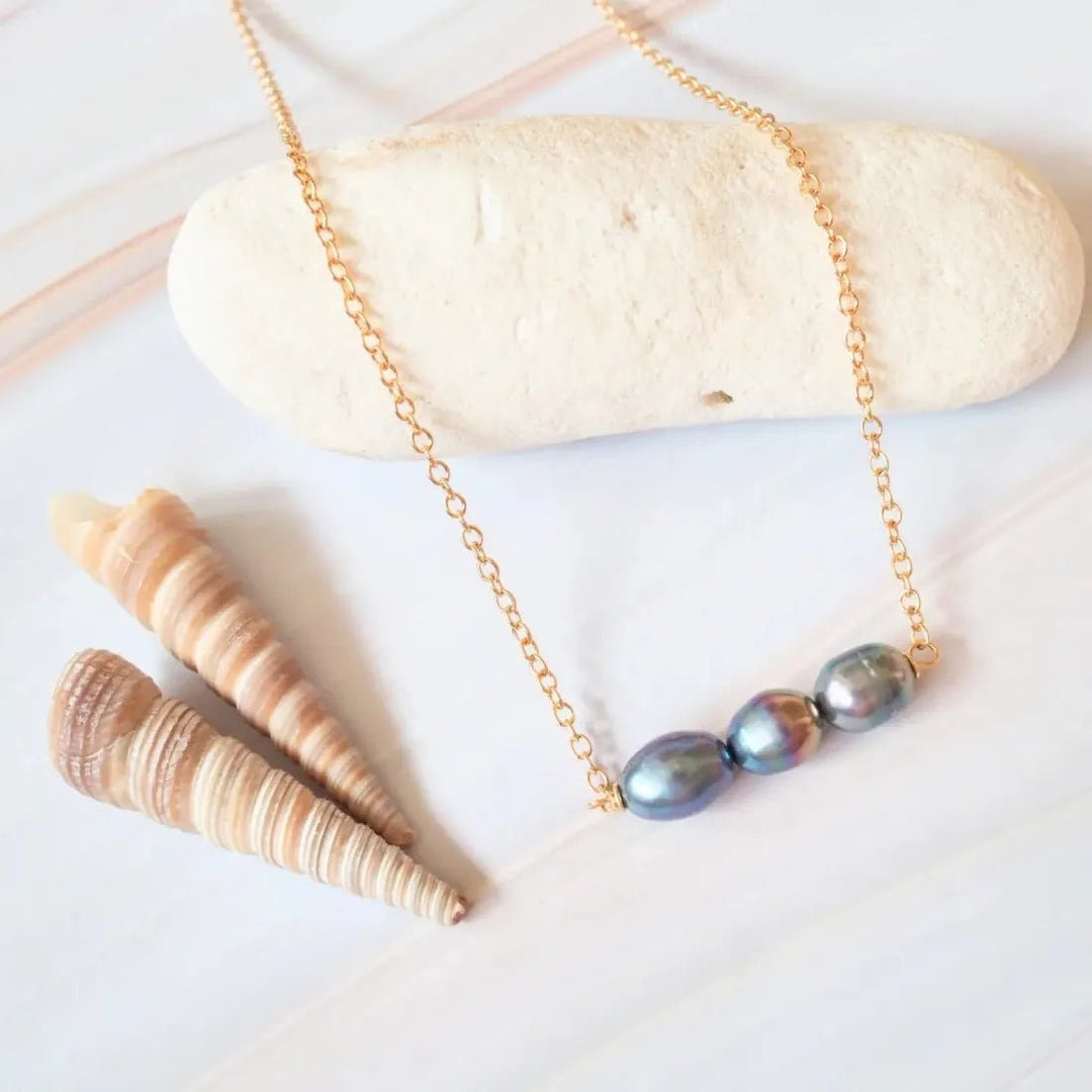 Luminous Freshwater Pearl Pendant Hawaiian Necklace – Authentic Hawaiian Necklaces by Lavahut