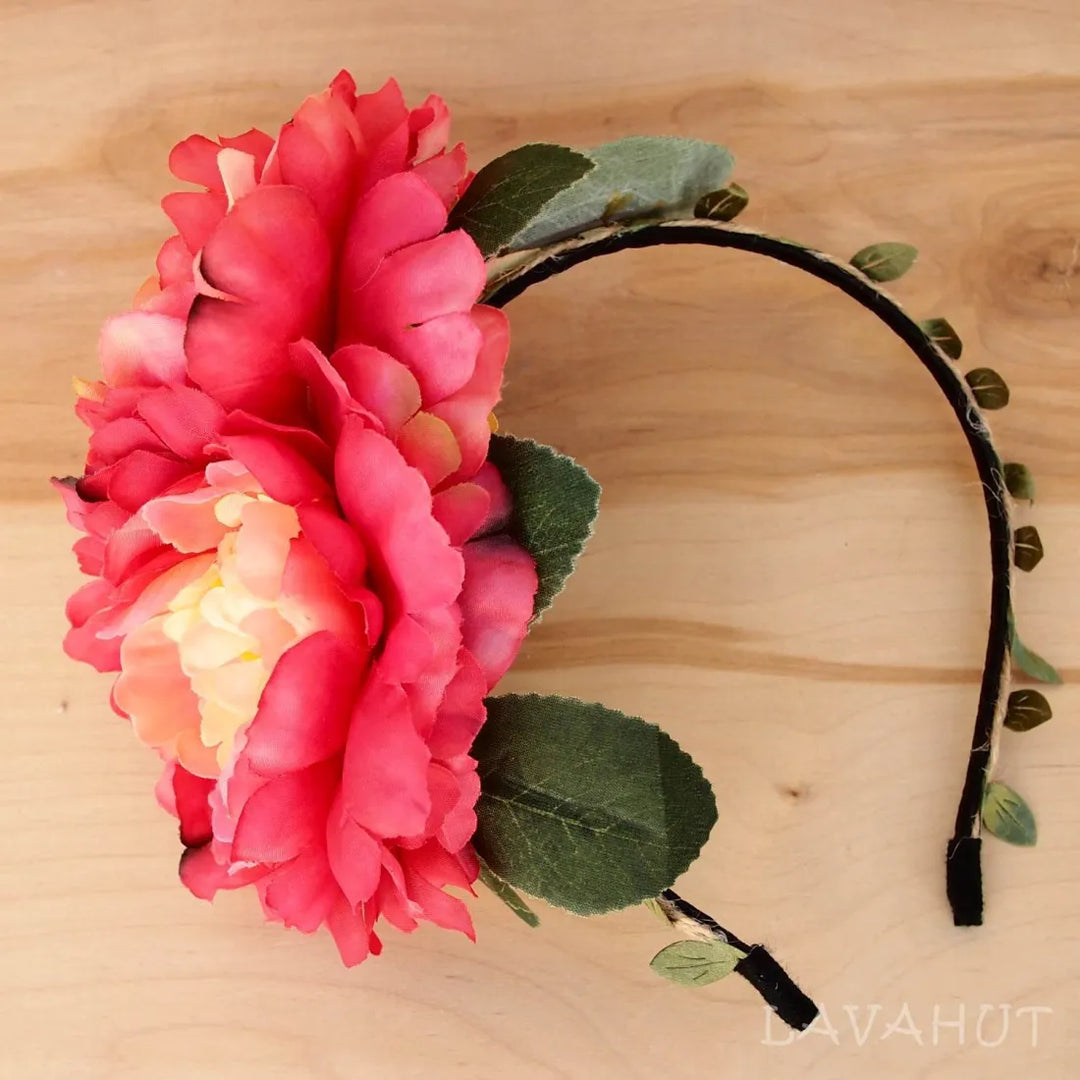 Magenta Wild Child Flower Headband - Made in Hawaii