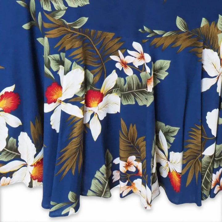 Majestic Blue Malia Hawaiian Dress - Made in Hawaii