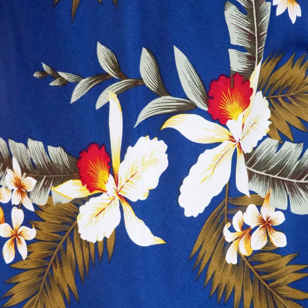 Majestic Blue Xoxo Hawaiian Dress - Made in Hawaii