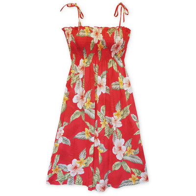 Makaha Red Moonkiss Hawaiian Dress - Made in Hawaii