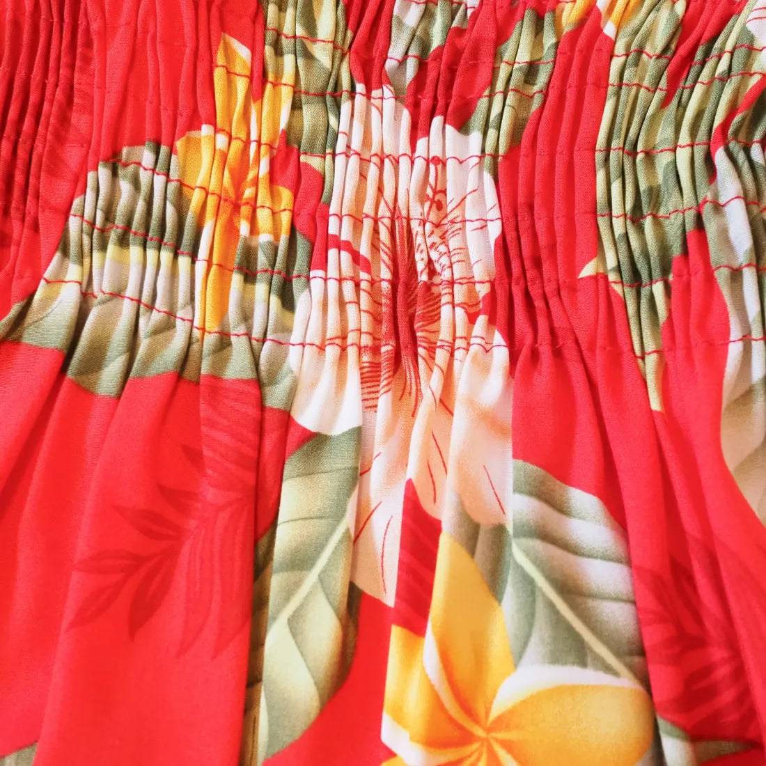 Makaha Red Sunkiss Hawaiian Girl Dress - Made in Hawaii