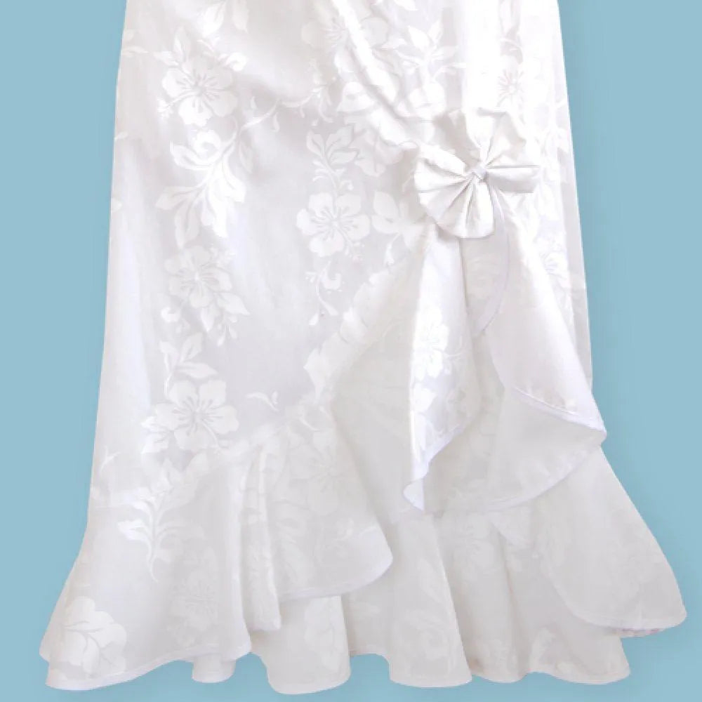 Makamae Naniloa Hawaiian Wedding Dress - Made in Hawaii