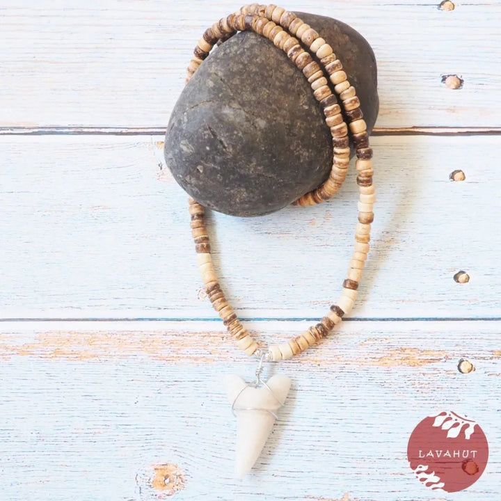 Mako Shark Tooth Necklace – Authentic Hawaiian Necklaces by Lavahut
