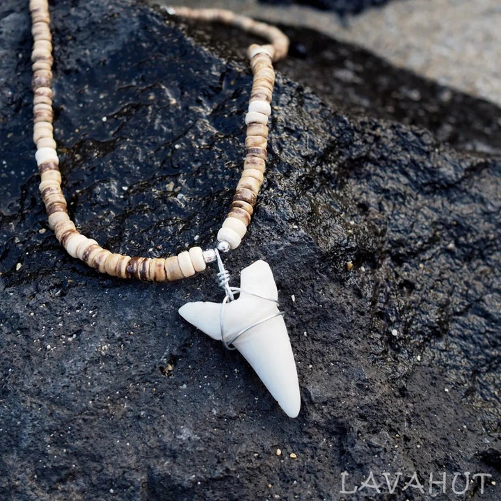 Mako Shark Tooth Necklace – Authentic Hawaiian Necklaces by Lavahut