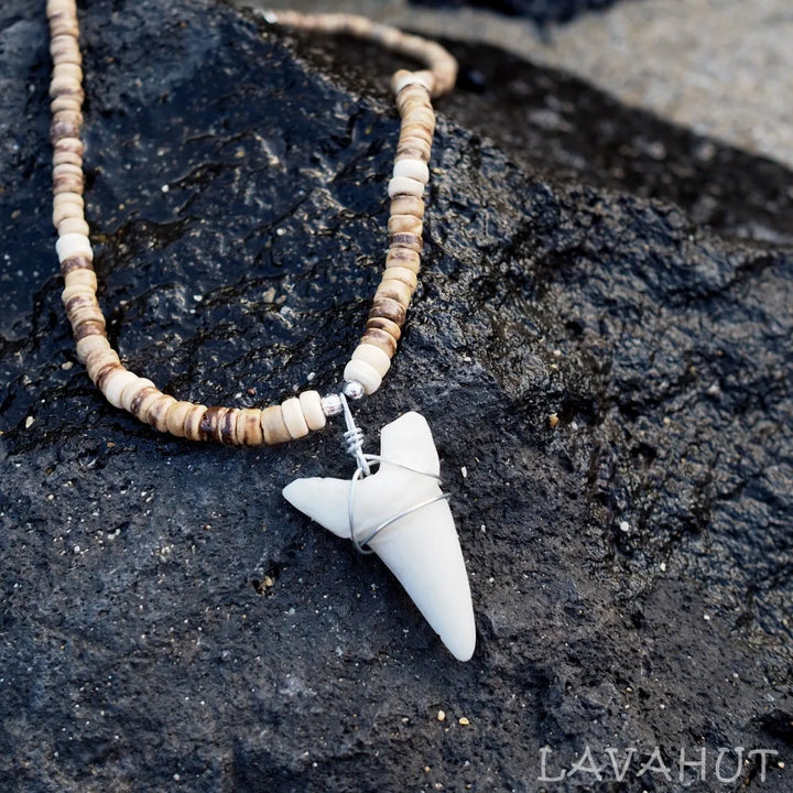 Mako Shark Tooth Necklace - Made in Hawaii