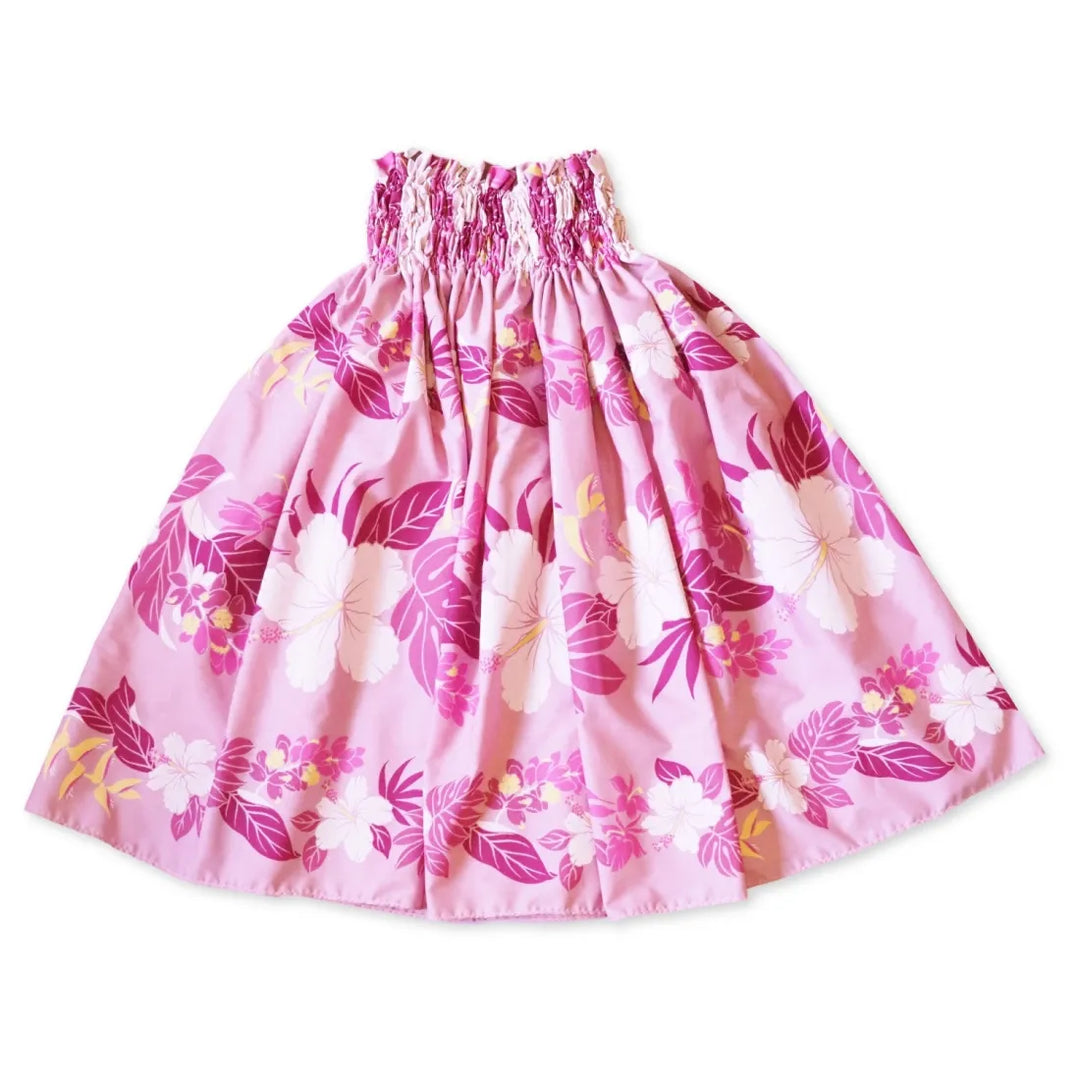 Manoa Pink Single Pa’u Hawaiian Hula Skirt - Made in Hawaii