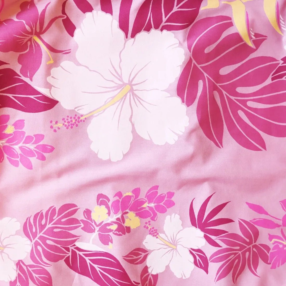 Manoa Pink Single Pa'u Hawaiian Hula Skirt – Authentic Hawaiian Pa'u Hula Skirt by Lavahut