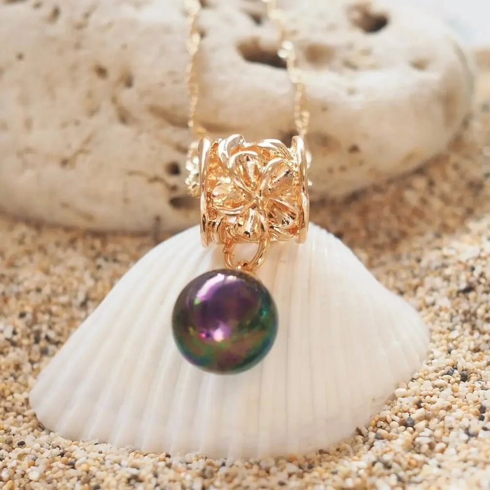 Mauna Kea Blossom Pendant Hawaiian Necklace – Authentic Hawaiian Necklaces by Lavahut