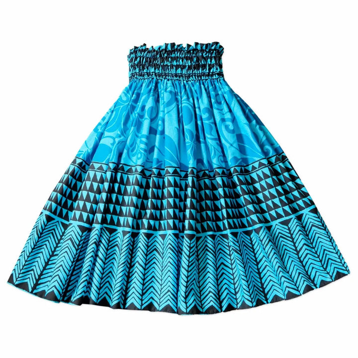 Mauna Kea Blue Single Pa’u Hawaiian Hula Skirt - Made in Hawaii