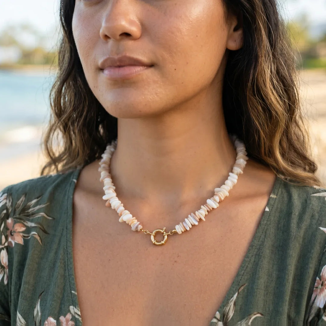 Mauna Kea Moon Necklace - Made in Hawaii