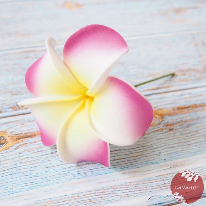 Mauve Plumeria Flower Ear Stick - Made in Hawaii