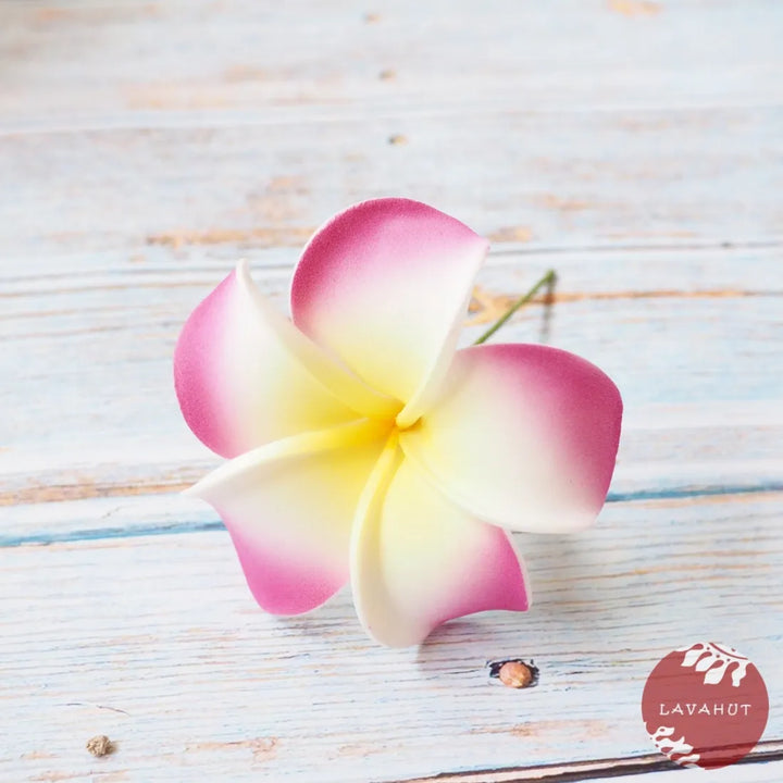 Mauve Plumeria Flower Ear Stick - Made in Hawaii