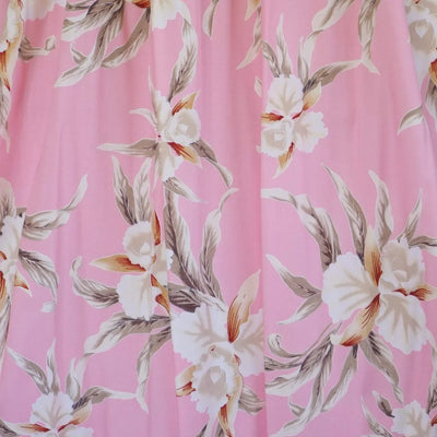 Mele Pink Maxi Hawaiian Dress - Made In Hawaii