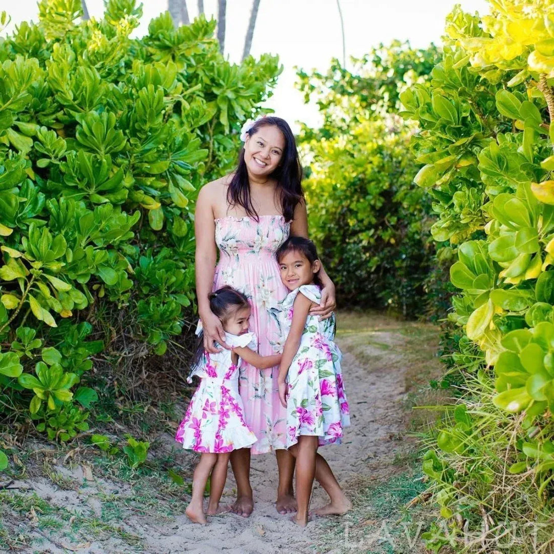 Mele Pink - Matching Hawaiian Shirts & Dresses Collection | Lavahut Mele Pink - Matching Hawaiian Shirts & Dresses Collection | Lavahut