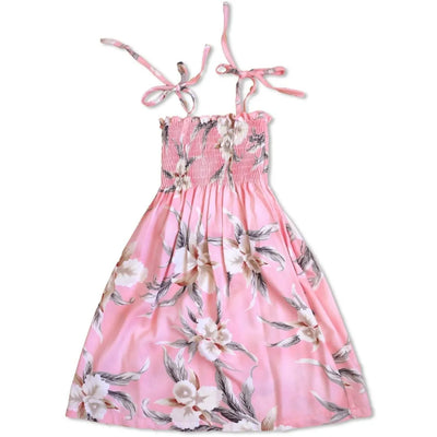 Mele Pink Sunkiss Hawaiian Girl Dress - Made In Hawaii