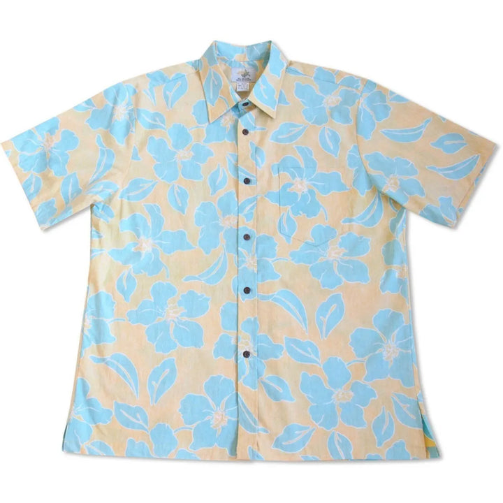 Mellow Yellow Hawaiian Reverse Shirt - Made in Hawaii